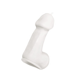 Свеча Pecado BDSM «Пенис средний», белая, 47 гр.