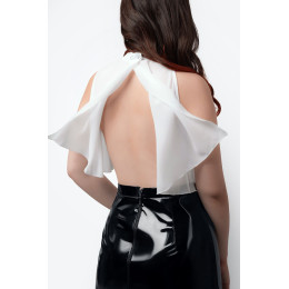 Костюм официантки Erolanta Vanessa (юбка, топ) черно-белый (42-44)