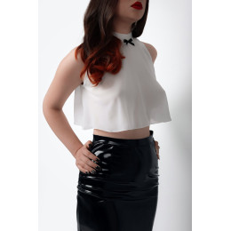 Костюм официантки Erolanta Vanessa (юбка, топ) черно-белый (42-44)