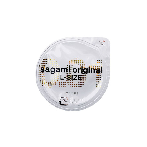 Презервативы Sagami, original 0.01, полиуретан, LARGE, 2 шт.