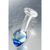 Анальная втулка Sexus Glass, стекло, прозрачная, 11,5 см, Ø 4 см