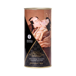 Масло массажное для тела Shunga «Пьянящий шоколад» (Intoxicating Chocolate), разогревающее, 100 мл