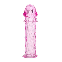 Насадка на пенис A-Toys by TOYFA Helon, TPE, розовый, 12,5 см