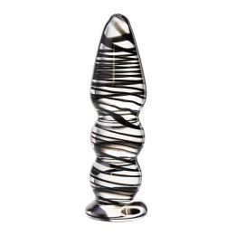 Анальная втулка Sexus Glass, стекло, прозрачный, 13 см, Ø 3,5 см
