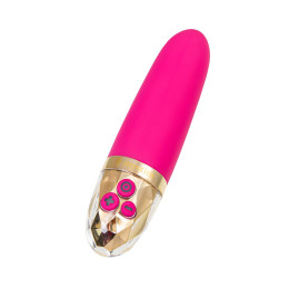 **АУТЛЕТ** Вибратор Mystim Sleak Freak силикон, фуксия, 14,5 см