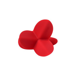 Расширяющая анальная втулка ToDo by Toyfa Flower, силикон, красный, 9 см, Ø 6 см