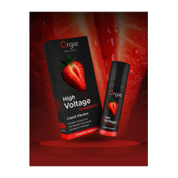 Гель для массажа ORGIE High Voltage Strawberry с усиленным эффектом вибрации, клубника, 15 мл