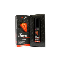 Гель для массажа ORGIE High Voltage Strawberry с усиленным эффектом вибрации, клубника, 15 мл