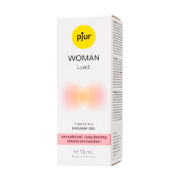 Гель с эффектом вибрации Pjur Woman Lust , со вкусом клубники,15 мл