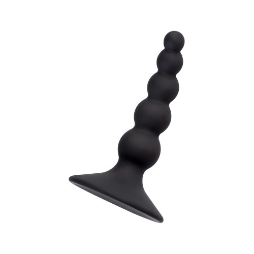 Анальная втулка POPO Pleasure by TOYFA Bootes, силикон, черная, 10 см, Ø 2,5 см