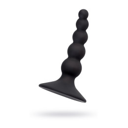 Анальная втулка POPO Pleasure by TOYFA Bootes, силикон, черная, 10 см, Ø 2,5 см