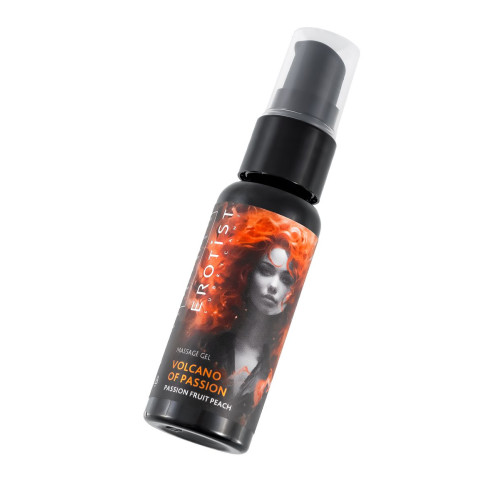 Гель Erotist с эффектом вибрации VOLCANO OF PASSION: PASSION FRUIT PEACH (персик-маракуйя), 25 мл