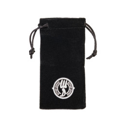 Мешочек бархатный с логотипом "Штучки-Дрючки" для втулок, черный, 6*13