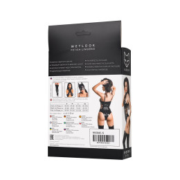 Боди Glossy Sherrie из материала Wetlook, L