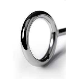 Насадка на пенис с анальной втулкой Metal by TOYFA, металл, серебристый, размер М