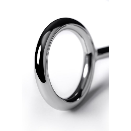 Насадка на пенис с анальной втулкой Metal by TOYFA, металл, серебристый, размер М