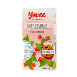 Набор гелей-смазок Yovee для любви (721013+721051), вкусовой (карамель) + увл (гиалурон), 2х100мл