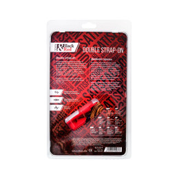 Страпон на креплении Black&Red by TOYFA, силикон, красный, 24 см