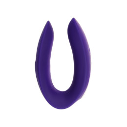 Многофункциональный стимулятор для пар Satisfyer Double Plus, силикон, фиолетовый, 18 см.