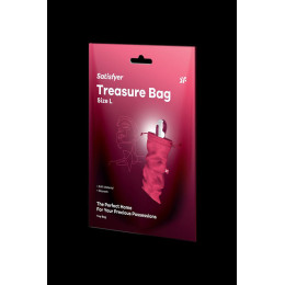 Мешочек Satisfyer Treasure Bag для хранения игрушек L, розовый, 26*15 см
