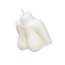 Свеча Pecado BDSM «Женский силуэт», белая, гр. 49