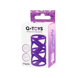 Насадка на пенис A-Toys by TOYFA Mank, силикон, фиолетовый, 7,5 см