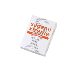 Презервативы Sagami, xtreme, 0.04, латекс, 19 см, 5,4 см, 3 шт.