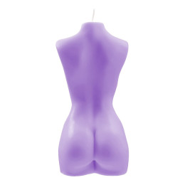 Интерьерная свеча Pecado BDSM «женский торс» фиолетовая, 850 гр.