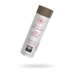 Съедобное масло для тела Клубника и Красный перец, 75мл.