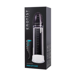 Помпа для пениса Erotist Man up pump, ABS пластик, прозрачная, 30 см