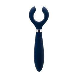 Многофункциональный стимулятор для пар Satisfyer Endless Fun, силикон, синий, 23,5 см.
