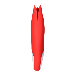Нереалистичный вибратор Satisfyer Vibes Power Flower, силикон, красный, 18,8 см.