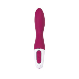 Вибратор с подогревом Satisfyer Heated Thrill Connect App, бордовый, 20,6 см