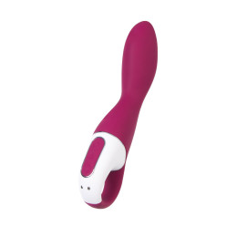 Вибратор с подогревом Satisfyer Heated Thrill Connect App, бордовый, 20,6 см