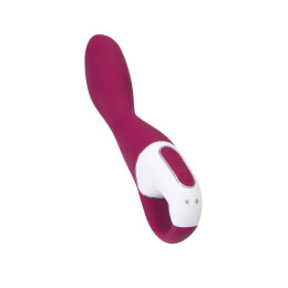 Вибратор с подогревом Satisfyer Heated Thrill Connect App, бордовый, 20,6 см