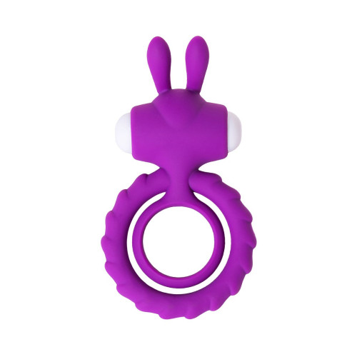 Эрекционное кольцо на пенис JOS GOOD BUNNY, силикон, фиолетовый, 9 см