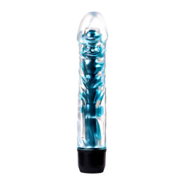 Вибратор TOYFA Basic Trio Vibe, TPE, голубой, 15,5 см