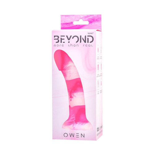 Фаллоимитатор Beyond by Toyfa, Owen, силикон, розовый, 18 см