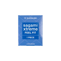 Презервативы Sagami, extreme, feel fit, гладкие, 19 см, 5,1 см, 1 шт.