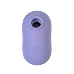 Вакуумный стимулятор клитора с вибрацией Satisfyer Pro To Go 2, фиолетовый, 8,5 см
