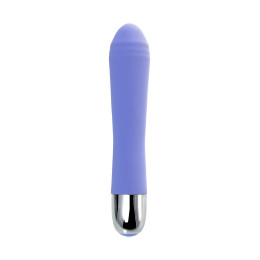 Вибратор с клиторальной стимуляцией Flovetta CROCUS, силикон, фиолетовый, 17,5 см