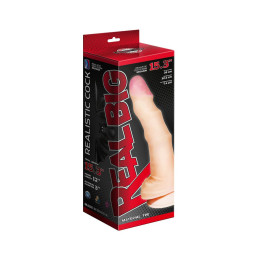 Фаллоимитатор неоскин - СУПЕРГИГАНТ с присоской Lovetoy, TPR, телесный, 39 см