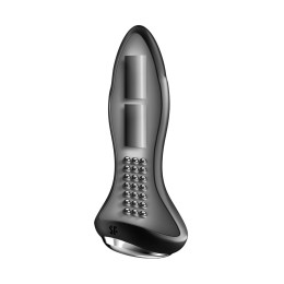 Анальный вибратор Satisfyer Rotator Plug 1+ Connect App, силикон, черный, 13,5 см