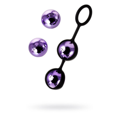 Вагинальные шарики A-Toys by TOYFA Vender, ABS пластик, фиолетовый, 14,6 см