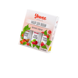 Набор гелей-смазок Yovee для любви (721004+721008+721010), вкус (клубн+клубн/дыня+малин/мята),3х50мл