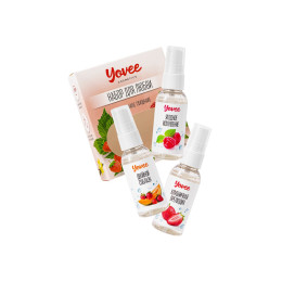 Набор гелей-смазок Yovee для любви (721004+721008+721010), вкус (клубн+клубн/дыня+малин/мята),3х50мл