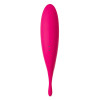 Точечный вибратор с вакуумной стимуляцией Satisfyer Twirling Pro Connect App, силикон, красный, 20см