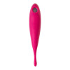 Точечный вибратор с вакуумной стимуляцией Satisfyer Twirling Pro Connect App, силикон, красный, 20см