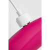 Точечный вибратор с вакуумной стимуляцией Satisfyer Twirling Pro Connect App, силикон, красный, 20см