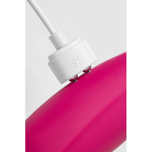 Точечный вибратор с вакуумной стимуляцией Satisfyer Twirling Pro Connect App, силикон, красный, 20см
